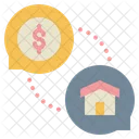 Hypotheque Maison Maison Icône