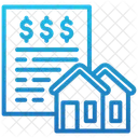 Hypotheque Finance Banque Icône