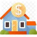Hypotheque Maison Propriete Icône