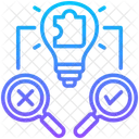 Hypothesis Problem Solving Judgement Icon