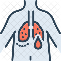 Hypoxemia Icon - Download in Colored Outline Style