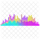 Schallwellen Musikklange Audiowellen Symbol