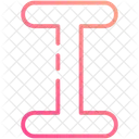 I Letter Alphabet Icon