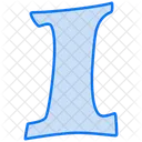 Je Alphabet Texte Icône