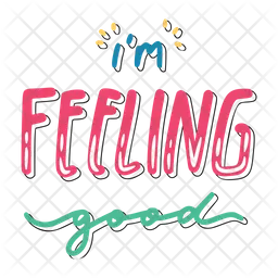 I am feeling good  Icon