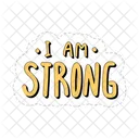 I Am Strong Dignity Confidence Icon