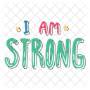I Am Strong Dignity Confidence Icon