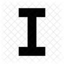 I Beam Outline Icon