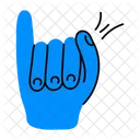 I Gesture Asl Alphabet Hand Spelling Icon