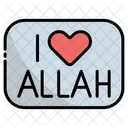 Love Allah Muslim Icon