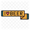 I Love Beer Scarf I Love Beer Scarf Icon