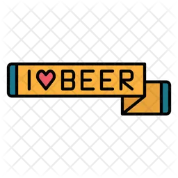 I Love Beer Scarf  Icon