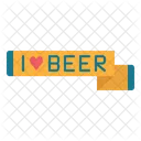 I Love Beer Scarf  Icon