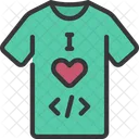 I Love Coding I Love Programming T Shirt Icon