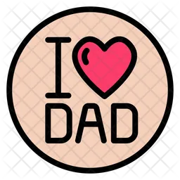 I Love Dad  Icon