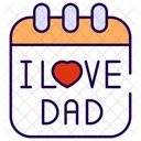 I love dad  Icon