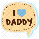 I love Daddy  Icon