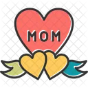 I Love Mom Heart  Icon