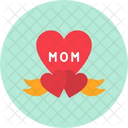 I Love Mom Heart  Icon