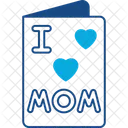 I Love Mom I Love Mon Love Icon