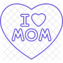 I Love Mon Love Heart Icon