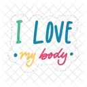 I love my body  Icon