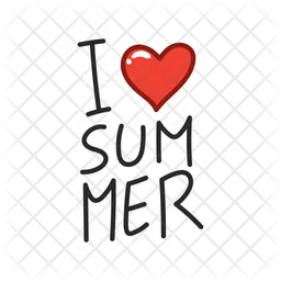 I love summer  Icon