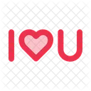 I Love You In Love Valentine Icon