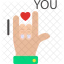 I Love You Sign Love Gesture Relationship Icon