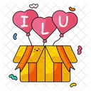 Love Gift Box Icon