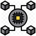 IA blockchain  Ícone