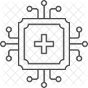 Ai Dans Les Soins De Sante Thinline Icon Icône