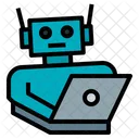 IA robótica  Icono