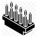 Leiterplatte Transformatorchip Integrierter Schaltkreis Symbol