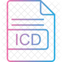 Icd Arquivo Formato Ícone