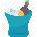 Ice Bucket Chilled Icon