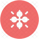 Ice Crystal Snowflake Icon