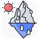 Ice Berg Melting  Icon