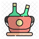 Cold Drink Metal Icon