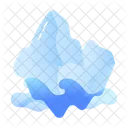 Ice Calving Disaster Calamity Icon