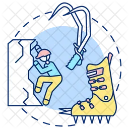 Ice climbing  Icon