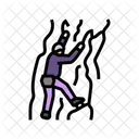 Ice Climbing Winter Icon