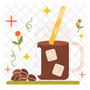 Ice Coffee Ice Cup Icon