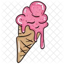 아이스크림 순대 아이스콘 아이콘