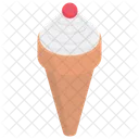 Ice Cone Ice Cream Frozen Food Icon