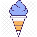 Ice Cone Frozen Food Gelato Icon