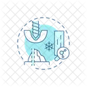 Climate Metrics Ice Core Analysis Climate Icon