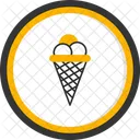 Ice Cream Swimming Championship Dessert Icon