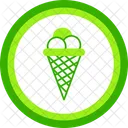 Ice Cream Swimming Championship Dessert Icon