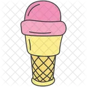 Ice Cream Scoops Ice Cream Frozen Food Icon